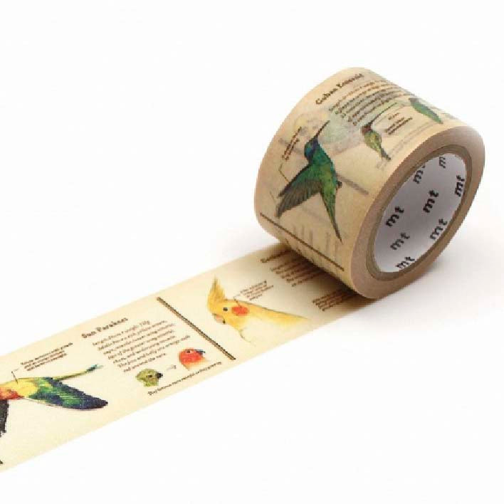 MT Masking Tape |  Encyclopedia Birds Washi Tape