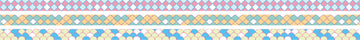 MT Masking Tape | Tile Slim Washi Tape (Set de 3)
