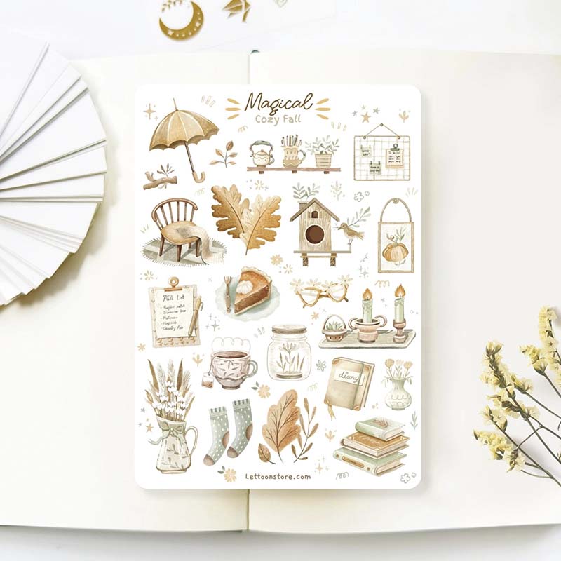 LETTOOn | Pegatinas Magical Cozy Fall