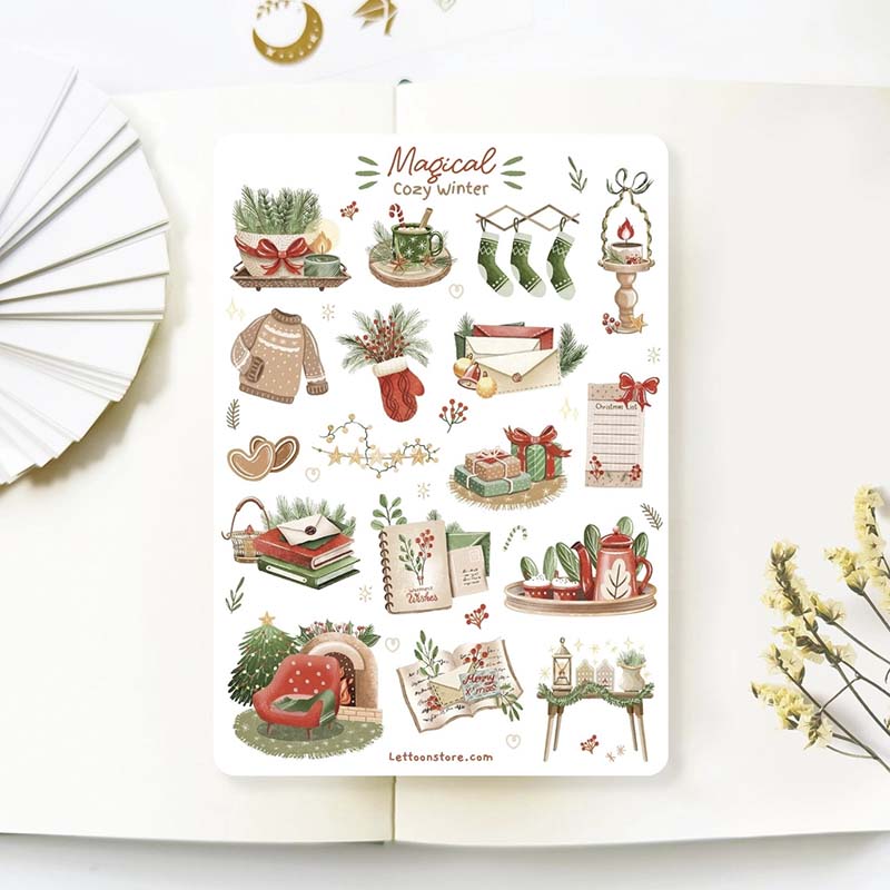 LETTOOn | Pegatinas Magical Cozy Winter