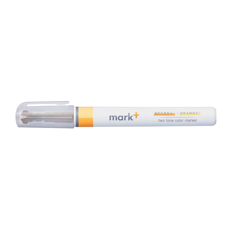 Kokuyo | Subrayador de Doble Punta Mark+ 2 Tone Gold