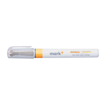 Kokuyo | Subrayador de Doble Punta Mark+ 2 Tone Gold