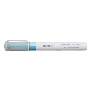 Kokuyo | Subrayador de Doble Punta Mark+ 2 Tone Green