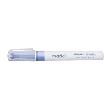 Kokuyo | Subrayador de Doble Punta Mark+ 2 Tone Light Blue