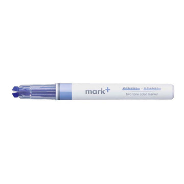 Kokuyo | Subrayador de Doble Punta Mark+ 2 Tone Light Blue