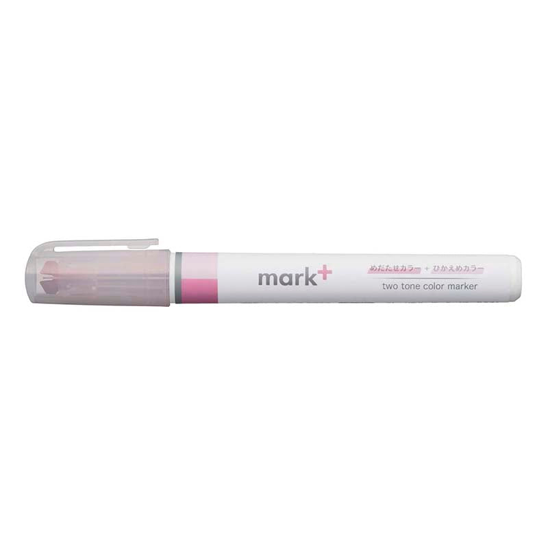 Kokuyo | Subrayador de Doble Punta Mark+ 2 Tone Pink