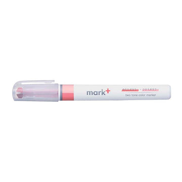 Kokuyo | Subrayador de Doble Punta Mark+ 2 Tone Red