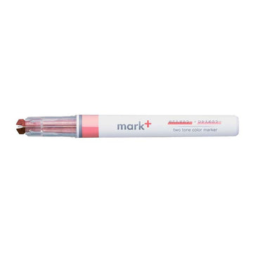 Kokuyo | Subrayador de Doble Punta Mark+ 2 Tone Red