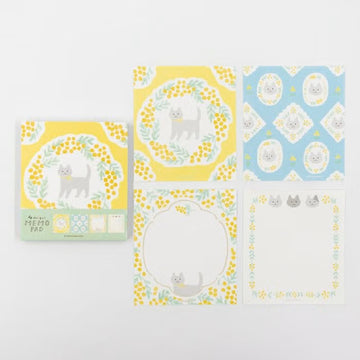 Furukawashiko | Bloc de Notas Mimosa and Cat