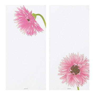 Midori | Bloc de Notas Vertical Serigrafía Gerbera
