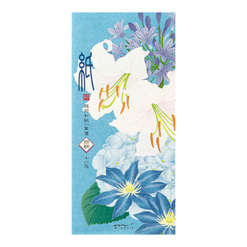 Midori | Bloc de Notas Vertical Four Summer Flowers