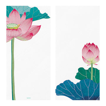 Midori | Bloc de Notas Vertical Serigrafía Lotus