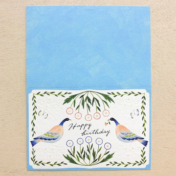 Cozyca | Tarjeta de Felicitación Midori Asano Blue