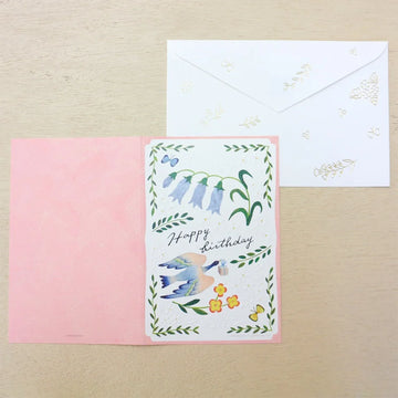 Cozyca | Midori Asano Pink Greeting Card