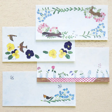 Cozyca | Bloc de Notas Horizontal Midori Asano With Flowers
