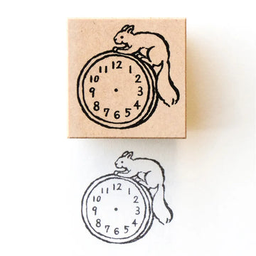 Cozyca | Sello Midori Asano Clock and Squirrel