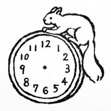 Cozyca | Sello Midori Asano Clock and Squirrel