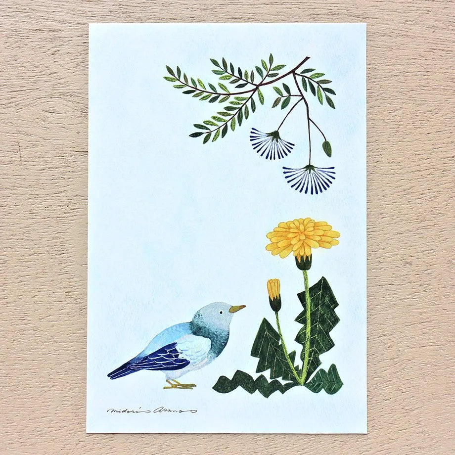 Cozyca | Postal Midori Asano Birds C