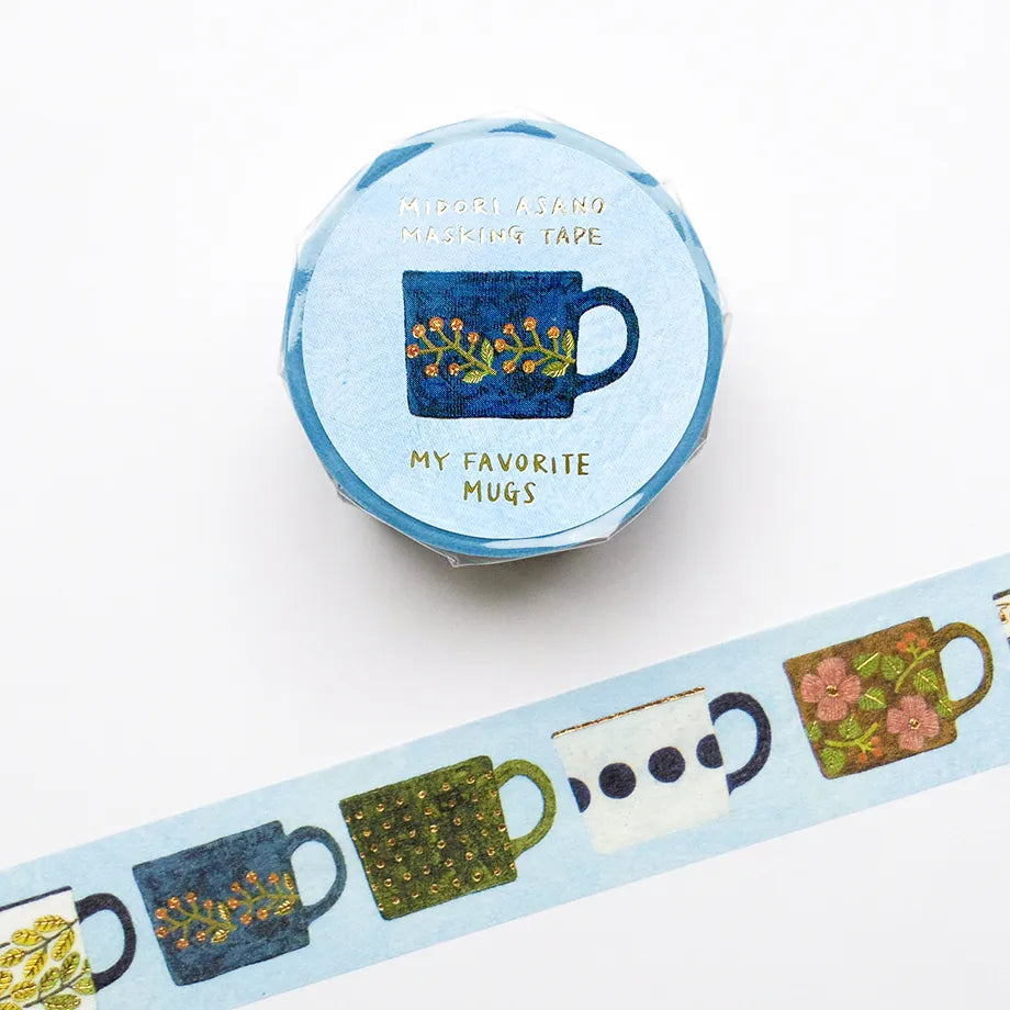 Cozyca | Midori Asano Washi Tape My Favorite Mugs