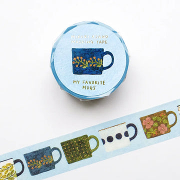 Cozyca | Midori Asano Washi Tape My Favorite Mugs