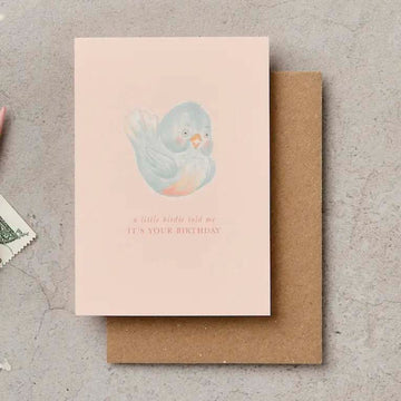 Katie Leamon | Mini Tarjeta de Cumpleaños Birdie