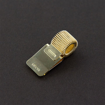 Midori | Clip Portabolígrafo Mini Pen Holder Gold
