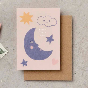 Katie Leamon | Mini Tarjeta de Felicitación Hello Little One