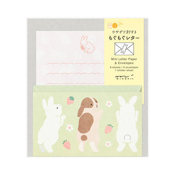Midori | Set de Cartas Mini con Pegatinas Hungry Rabbit