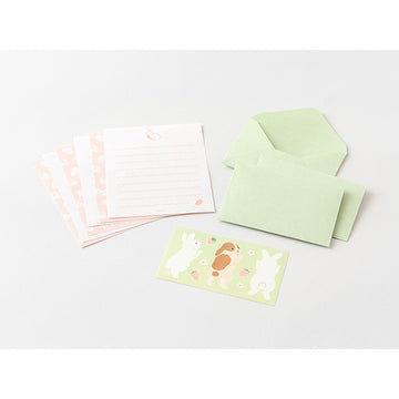 Midori | Set de Cartas Mini con Pegatinas Hungry Rabbit