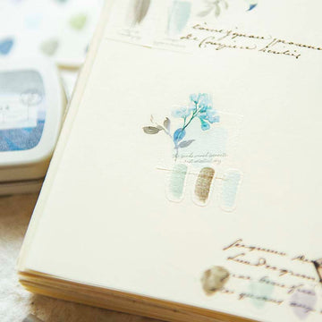 MU Lifestyle | Set de Pegatinas Mini Tin Palette 06 Quiet Blue