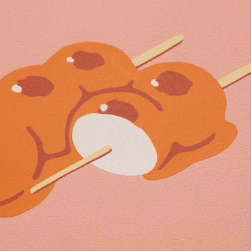 Hightide | Agenda Mitarashi Dumplings Square 2026 Pink (Mensual)