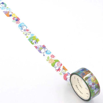 World Craft | Moomin Flower Clear Clear Tape