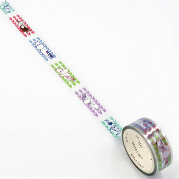 World Craft | Moomin Grass Clear Tape