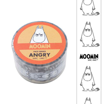 World Craft | Moomin Face Series Angry Clear Tape