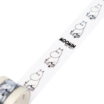 World Craft | Moomin Face Series Ennui Clear Tape