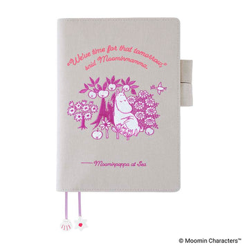 Hobonichi | Agenda Hobonichi Cousin A5 Moomin: My Yard (Pink Gray) 2027