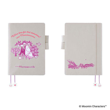 Hobonichi | Agenda Hobonichi Cousin A5 Moomin: My Yard (Pink Gray) 2027