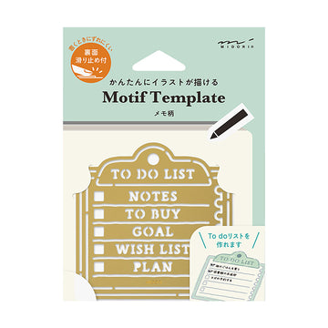 Midori | Plantilla Motif Template Memo
