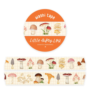 Little Lefty Lou | Mushrooms Washi Tape