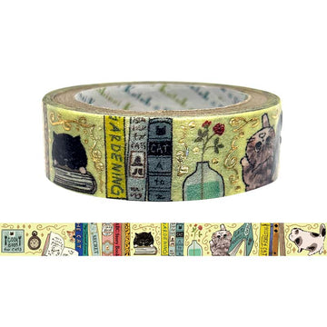 Seal-do | Kirapika My Dear Cats Cats & Books Washi Tape