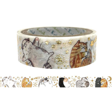 Seal-do | Kirapika My Dear Cats Happy Nap Washi Tape