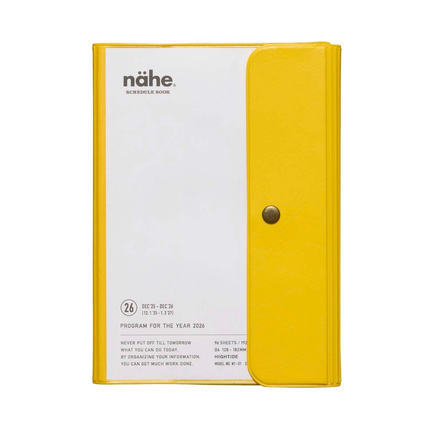 Hightide | Agenda Nahe B6 Free 2026 Yellow (Semanal)