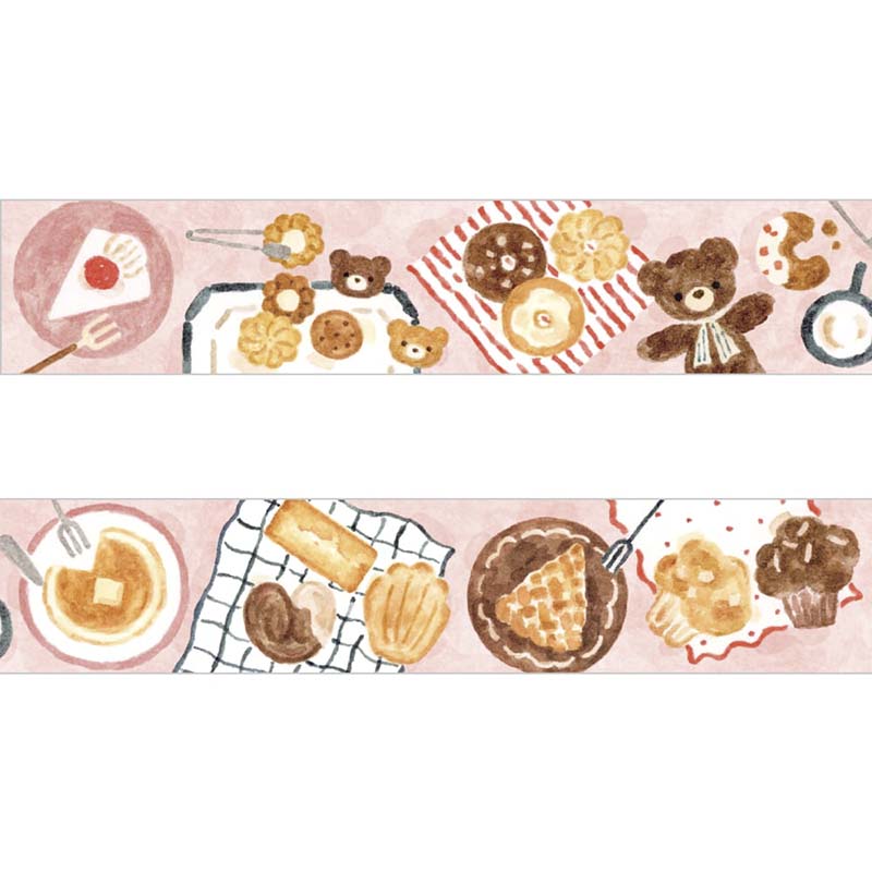 Papier Platz | Nakauchi Waka Bear and Sweets Washi Tape