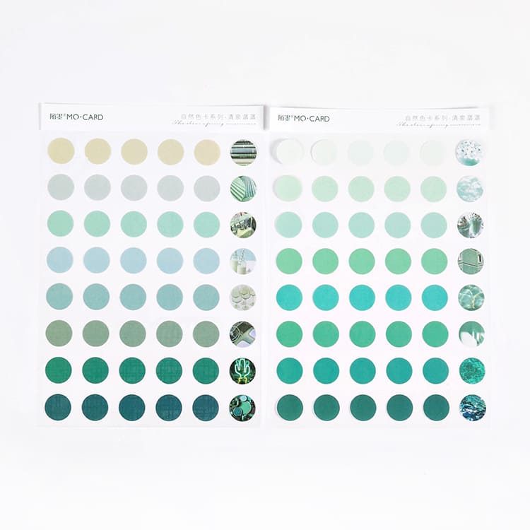 Mo Card | Pegatinas Natural Color Card Murmur Of Water