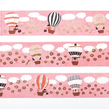 Cozyca | Necktie Washi Tape Hot Air Balloon Journey