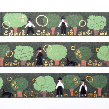 Cozyca | Necktie Washi Tape Green