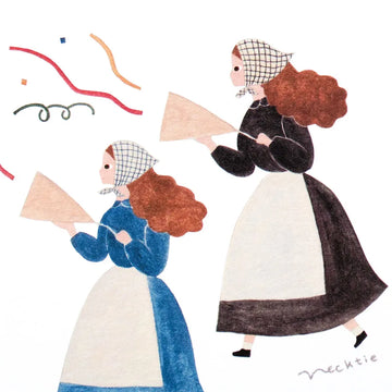 Cozyca | Postal Necktie Tomorrow is Someone's Birthday E