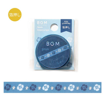 BGM | Slim Night Blooming Flowers Washi Tape