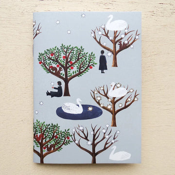 Cozyca | Cuaderno Stamp A6 Nishi Shuku Swan Forest