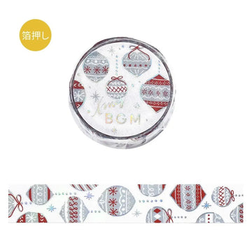 BGM | Foil Christmas Limited Washi Tape Nordic Ornaments